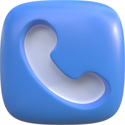 3D Button Call Icon